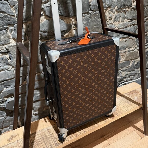 Louis Vuitton SS23 Runway Monogram Macassar Rolling Trunk - Picture 2 of 16